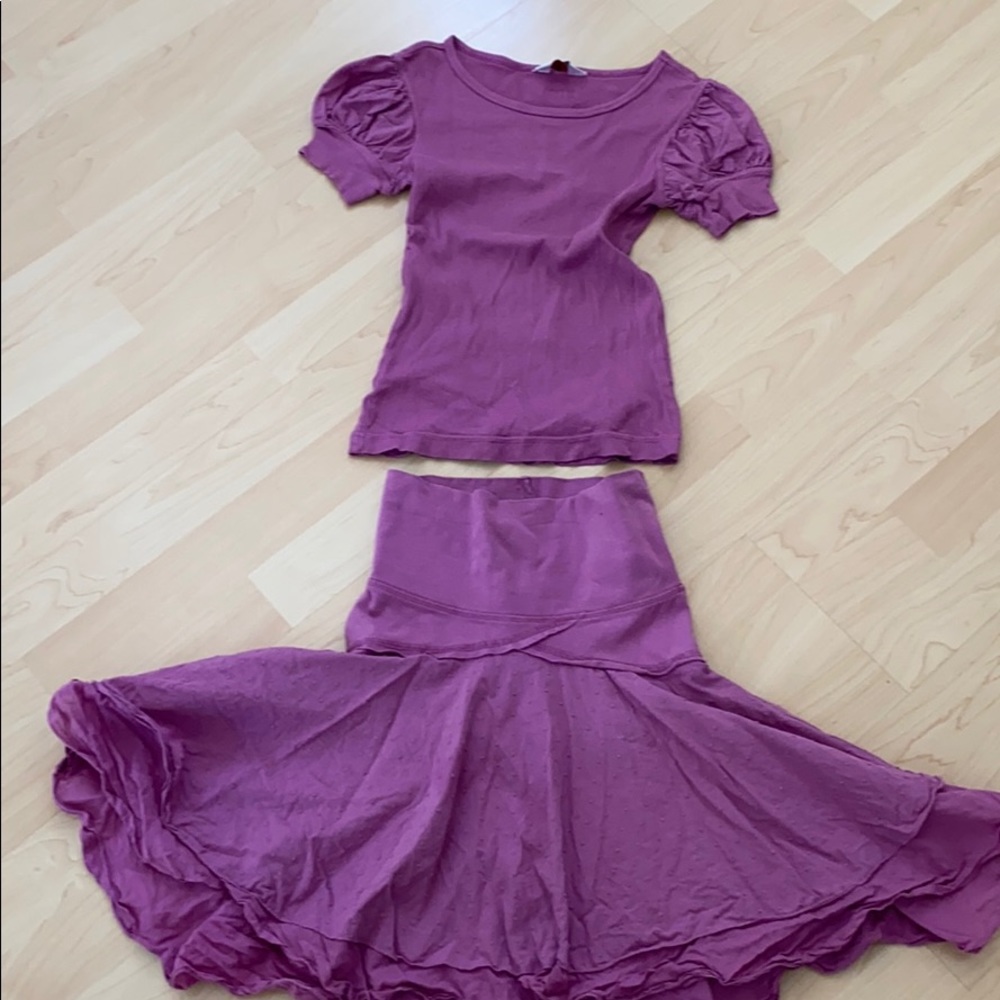 HARDTAIL matching skirt and shirt